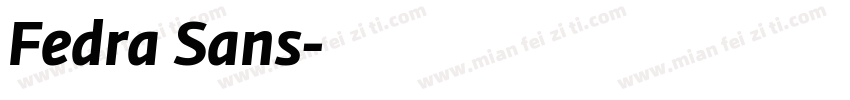 Fedra Sans字体转换